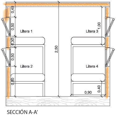 Módulo de Información en Castro Baroña